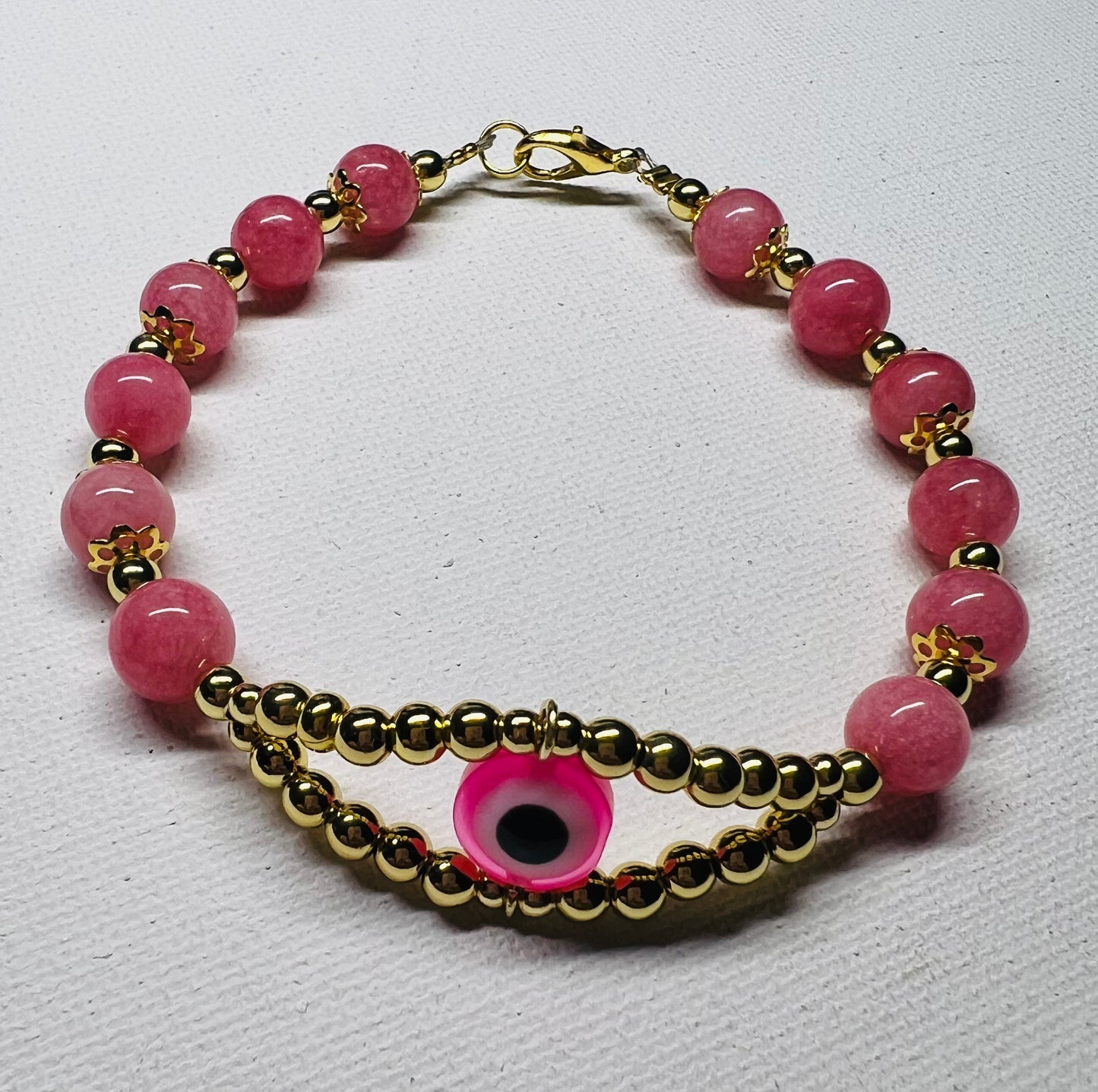 Evil Eye Clasp Bracelet